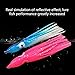 10pcs 90mm Fishing Lures Soft Baits Rubber Shrimp Baits Squid Hook Cloth Roll Sea Fishing Hook Saltwater Squid Lures