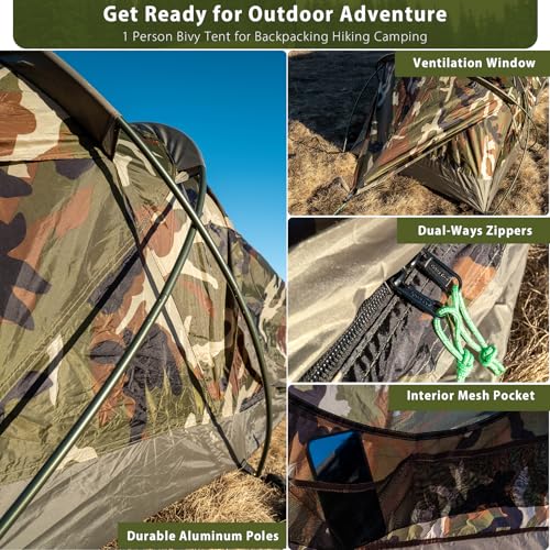 GEERTOP Ultralight 1 Person Bivy Tent