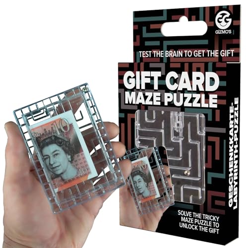 Gift Card Maze Puzzle Box - Fun and Challenging Gift Card Holder