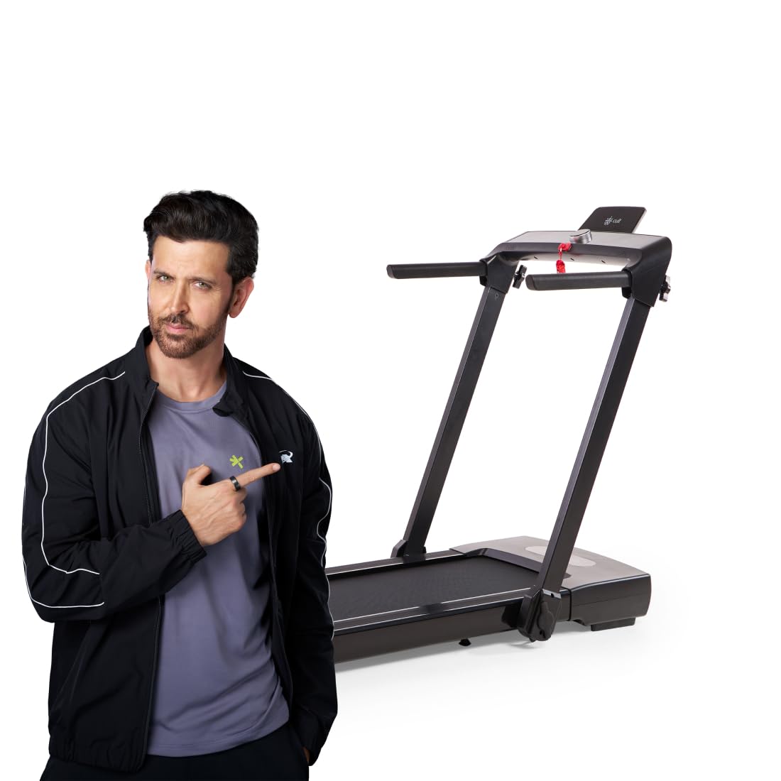 Cult WalkpadLuxe 5 HP Peak DC Motorized | Under Desk Treadmill with Max Speed 14 Km/Hr | Max User Weight 120 Kg for Home Workout with LED Display, Mobile Holder and Remote Access