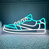 Luminosità regolabile: la nostra insegna al neon per scarpe sportive presenta diversi livelli di luminosità che possono essere controllati con un dimmer. Basta premere il pulsante 