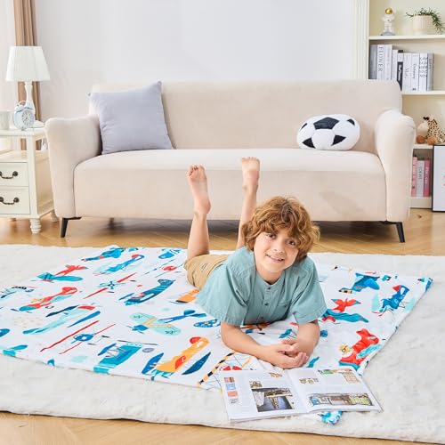 Wajade-Dinosaur-Blanket-for-Boys-Girls-Soft-Plush-Fleece-Flannel-Dino-Blanket-for-Couch-Bed-Sofa-Boys-Room-Decor-Birthday-Bedroom-Decor-5060