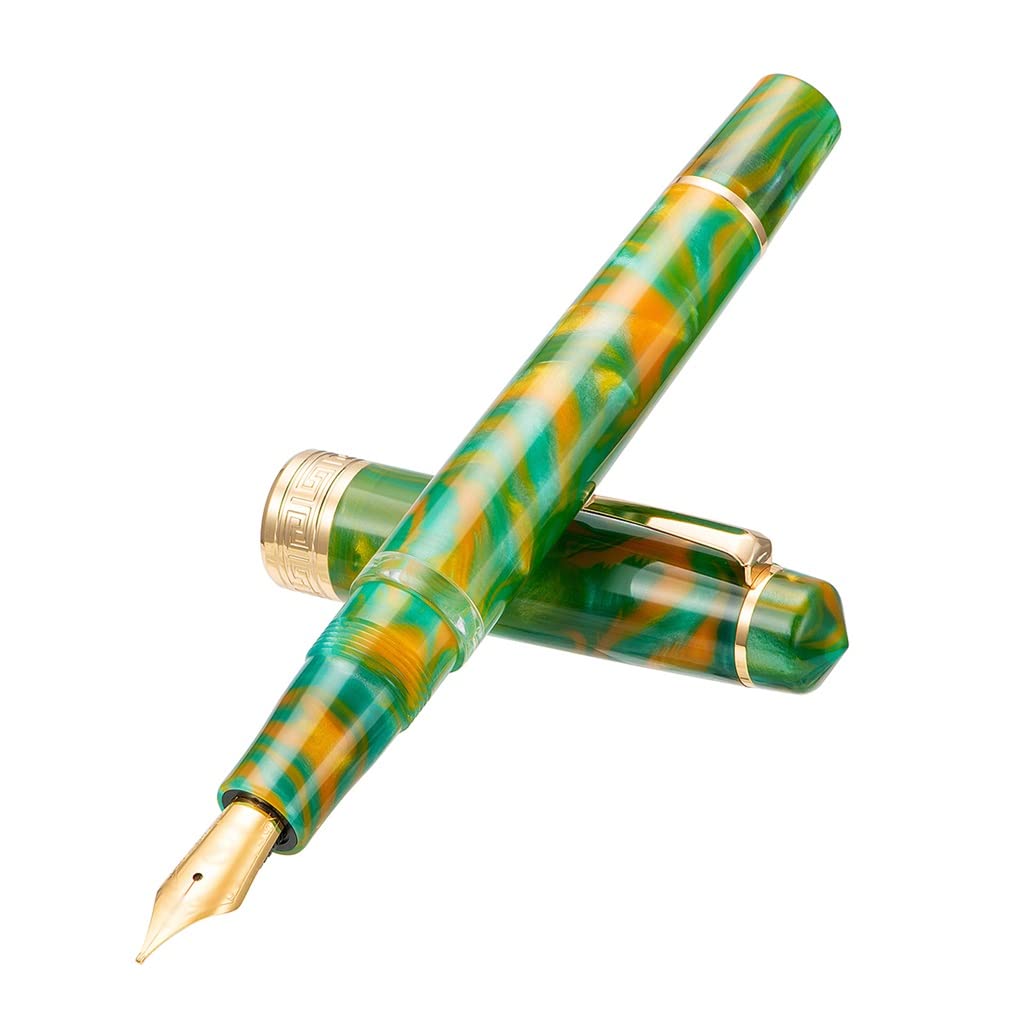 Stylo plume avec stylo plume et clip Vert