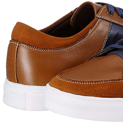 Image of KLEPE Men's White and Blue Sneakers