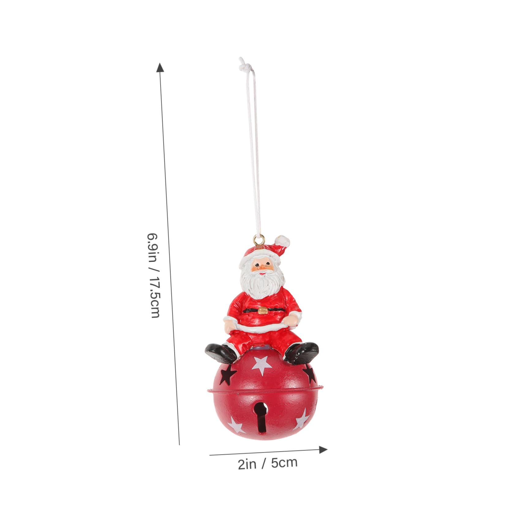 OKUMEYR Christmas Hanging Ornament Bell Pendant Creative Holiday Decor for Tree Festive Xmas Decoration