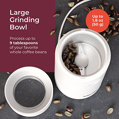 image for MuellerLiving Electric Coffee Grinder for Spice, Nut, Herbs and Coffee