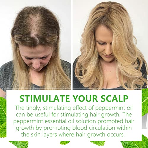 Olio di Menta Piperita per Capelli, Olio di Menta