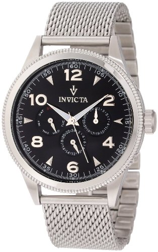 [�C�����B�N�^]Invicta �r���v Vintage Black Dial Stainless Steel Watch 12204 �����Y [���s�A���i]