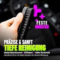 autopflege Textil- Leder- & Alcantarareiniger Set | Koch Chemie Pol Star 1l + Sprühflasche + Schaumspender + Scrub Pad + Bürste + 2X Mikrofasertuch | Textilreiniger Lederreiniger Polsterreiniger – Ansicht 4