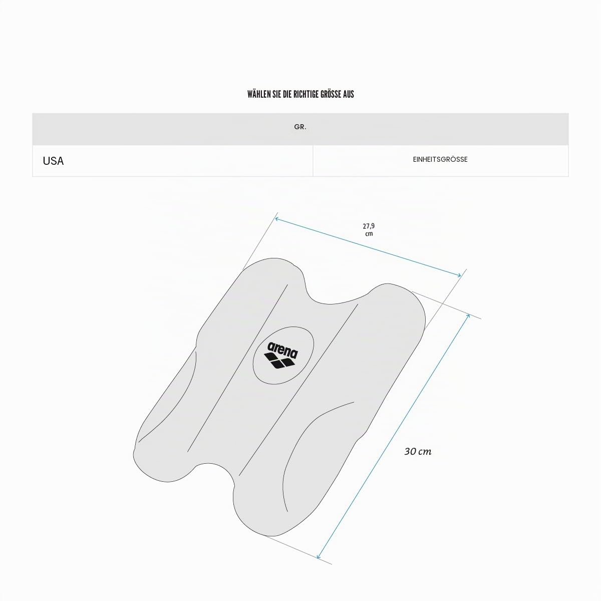 Arena Unisex Adult Pull Kick II Swim Training Tool 2-in-1 Floating Aid for Competitive Swimmers or Beginners, Lightweight Soft Foam, One Size