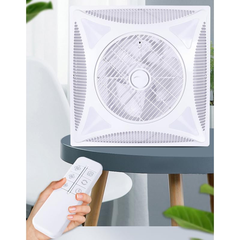 VIDISA Ceiling Recessed Cassette Fan with LED Lights & Remote Control | 62 X 62 X 18 CM, White (B0D2XYNW7Q) Amazon Price History, Amazon Price Tracker