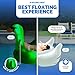 SWIMLINE ORIGINAL 90702 LED Inflatable Swan Pool Float Lounge| Light-Up Ride-On Floatie Raft with Stable Legs | 3 Color Options for Parties & Relaxation