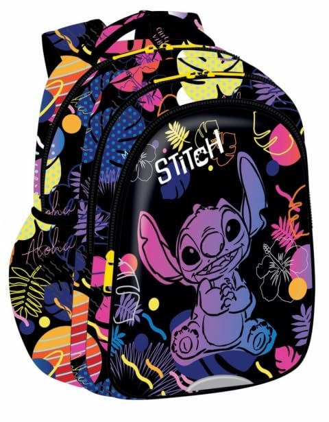 Sac à dos d'écolier multicolore pour les trajets des adolescents actifs