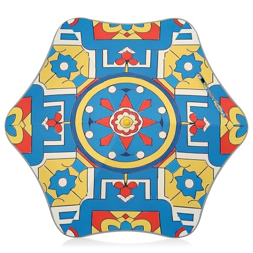Parapluie enfants anti-pincement bleu clair à bouton poussoir facile