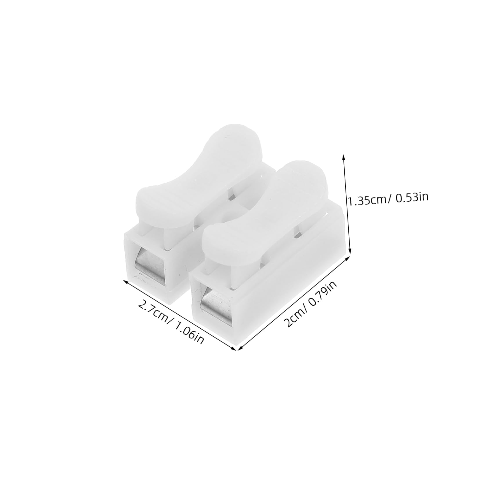 ERINGOGO Led Light Wiring Simplified 55pcs Spring Clamp Terminal Blocks Quick Connectors for Easy Installation Maintenance