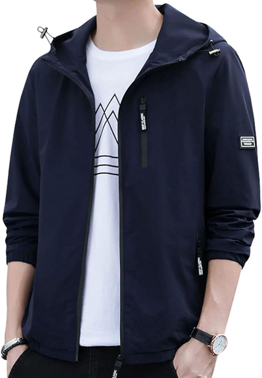 Eastempo ジャケット メンズ 春 カジュアル フード付き 大きいサイズ 送料込 ブルゾン ゆったり 無地 Eastempo ジャケット メンズ 春 カジュアル フード付き 大きいサイズ 送料込 ブルゾン ゆったり 無地