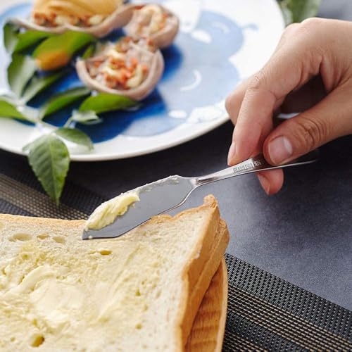 AOOSY Butter Knives Set of 2, Cheese Knife, Cheese Spreaders, 5.91 inches Cute Mini Stainless Steel Kitchen Knives for Toast Sandwich Cake Bread Breakfast - Image 8