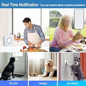 Evernary canine door bell for potty coaching to go exterior upgrate wi fi doggie door bell for canine wifi doggy doorbell with cellphonewaterproof contact button with further giant activate vary   cucciolini doodles