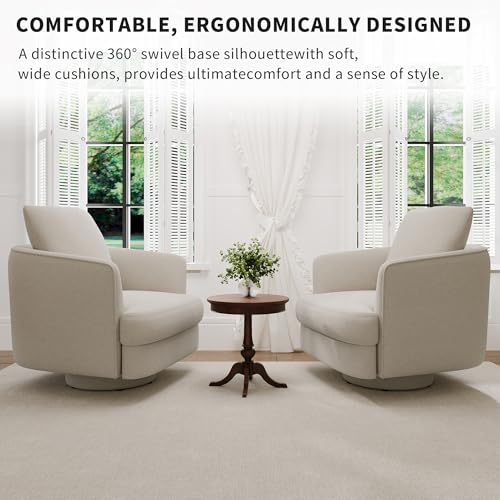 Sillón giratorio moderno tela menta producto único miniatura 7