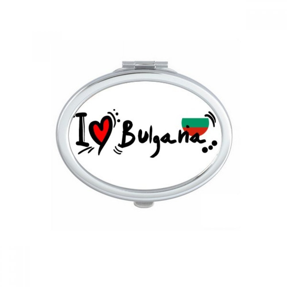 Miroir portable Brésil ovale à la main haute précision