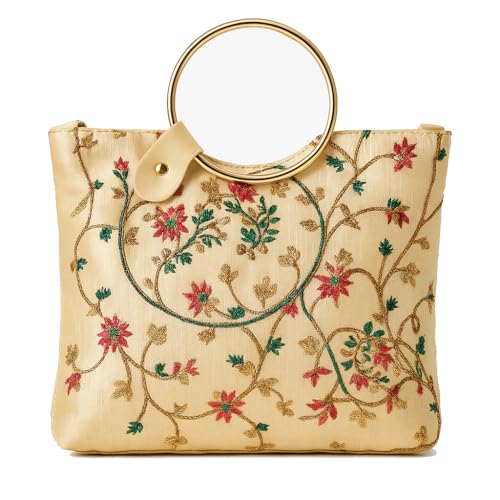 Indian Ethnic Cross-body Bag for Women | Handcrafted, Embroidered, Perfect for Weddings & Special Occasions