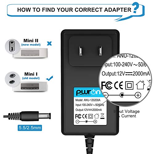 Pwron 12V Ac Dc Adapter Compatible With Bose Soundlink-Mini Bluetooth Speaker (1St Gen Only) 359037-1300 371071-0011 Psa10F-120 413295; Bose-Sounddock-Xt Speaker 626209-1300 626209-1900 Power Supply #TOP4