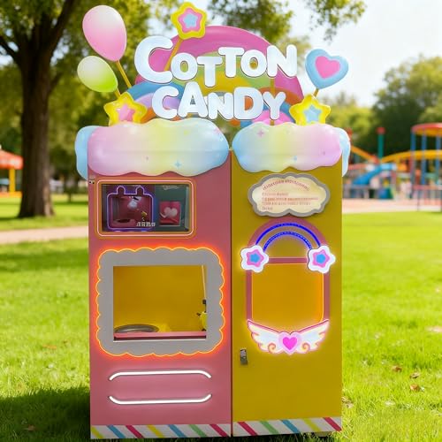 Cotton Candy Machine Commercial Grade - Customizable & Output, Industrial Strength for Fairs/Stadiums/Catering/Events - Thumbnail 5