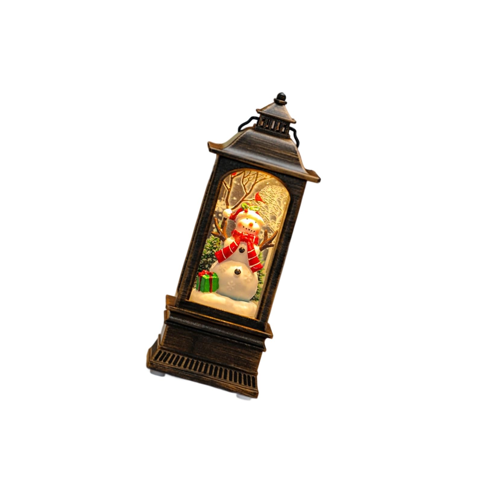 Elnwnnkc Festival Crystals Snowflake Phone Booth Lamp Holiday Decoration for Home or Party Telephone Booth Light Christmas