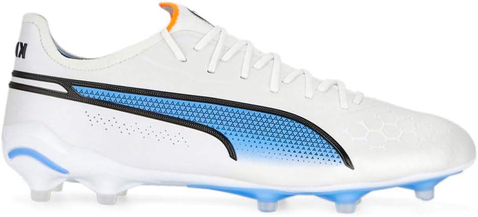 PUMA Mens King Ultimate Soccer Cleats Cleated, Firm Ground, Turf - Blue - Size 9 M