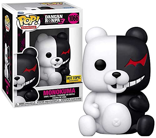 Funko POP Animation #1066 Danganronpa 3 Monokuma Exclusive Vinyl Figure with Protector, Multicolored, Standard