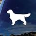 Golden Retriever Gentle Dog Car Window Vinyl Decal Sticker 6" Tall
