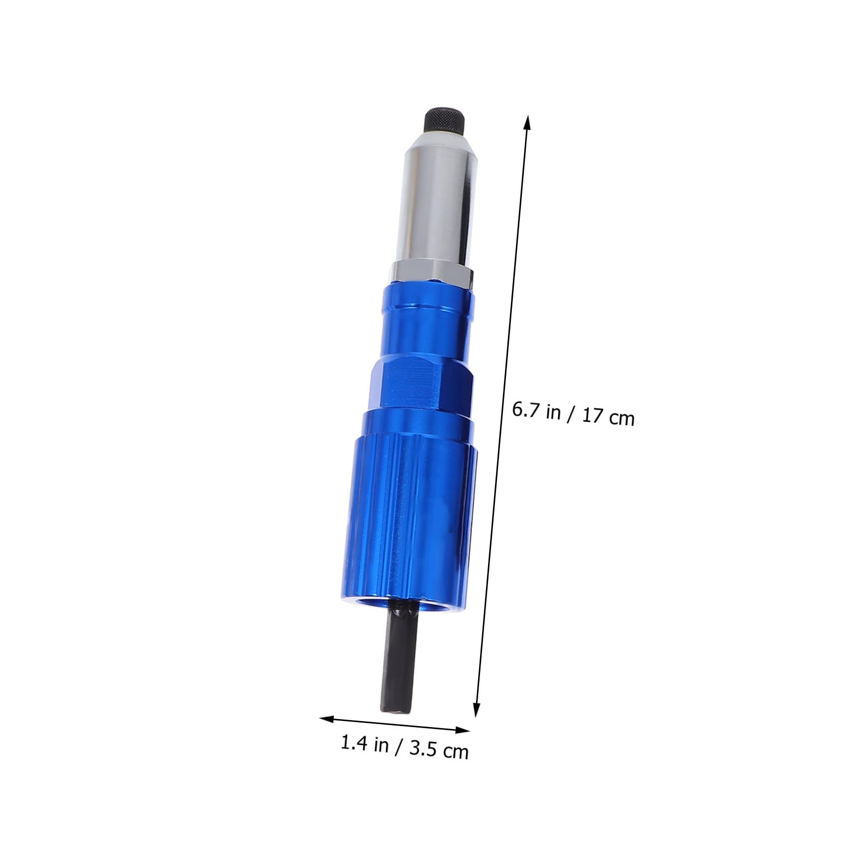 1 Ensemble Adaptateur De Rivet Électrique Avec Outil De Conversion Pour Tirage De Rivets Avec Et Foret Aluminium Alloy