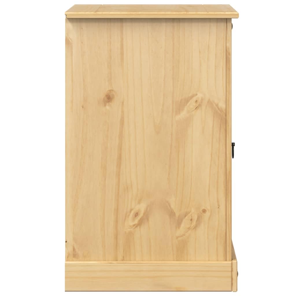vidaXL Mobile HiFi Corona 60x50x82 cm in Legno Massello di Pino, mobile portaoggetti, supporto per apparecchi multimediali, espositore per dischi