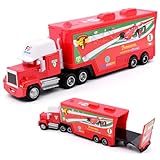 💖【Perfektes Geschenk 】: Ob es ein Kind oder ein Erwachsener, ein Autofan oder ein Animationsfilmliebhaber ist, dieser McQueen Cartoon themed Transporter ist eine perfekte Geschenkwahl.