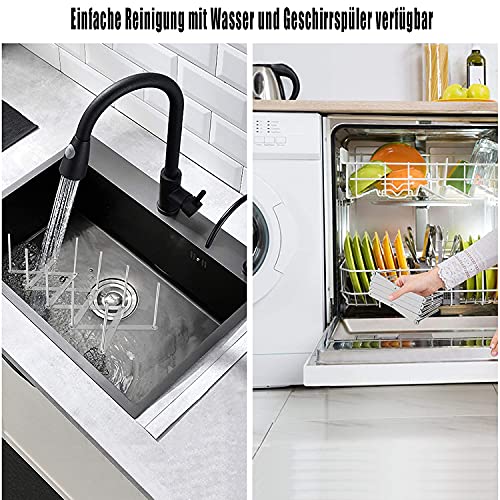 3 Pezzi Supporto per Coperchio in Acciaio Inox