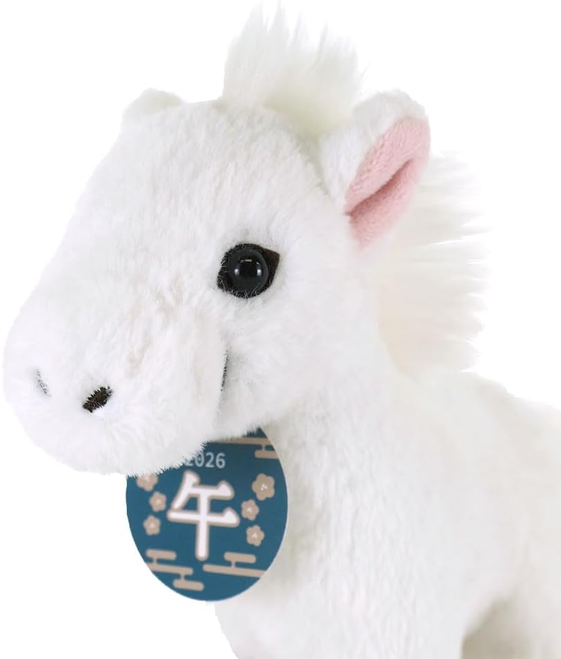 白い 馬 ウマ ぬいぐるみ かわいい 2026年 干支 午年 うまどし 出産祝い プレゼント - 画像 (5)