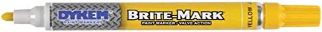 8030-8404 Brite-Mark Marker, Regular Line, Yellow