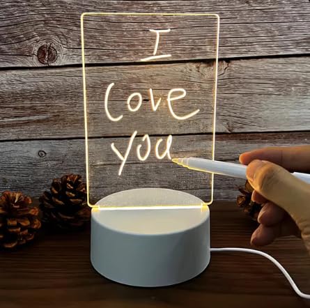 Couple Night Lamp | I Love You Led Desk Table Lamp with Warm White Light & USB Powered | Gift for Anniversary Birthday Valentine Day Table lamp-image-14