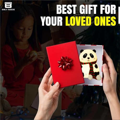 Image of CRAE Panda Night Lamp for Bedroom, Cute Lamp, Panda Light, Room Decor, Valentine Gift for Girlfriend (Close Eye)