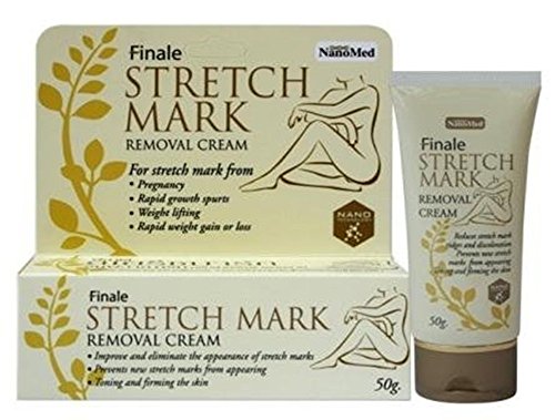 New Finale Stretch Mark Removal Cream 50g. Reduces stretch mark ridges and discoloration