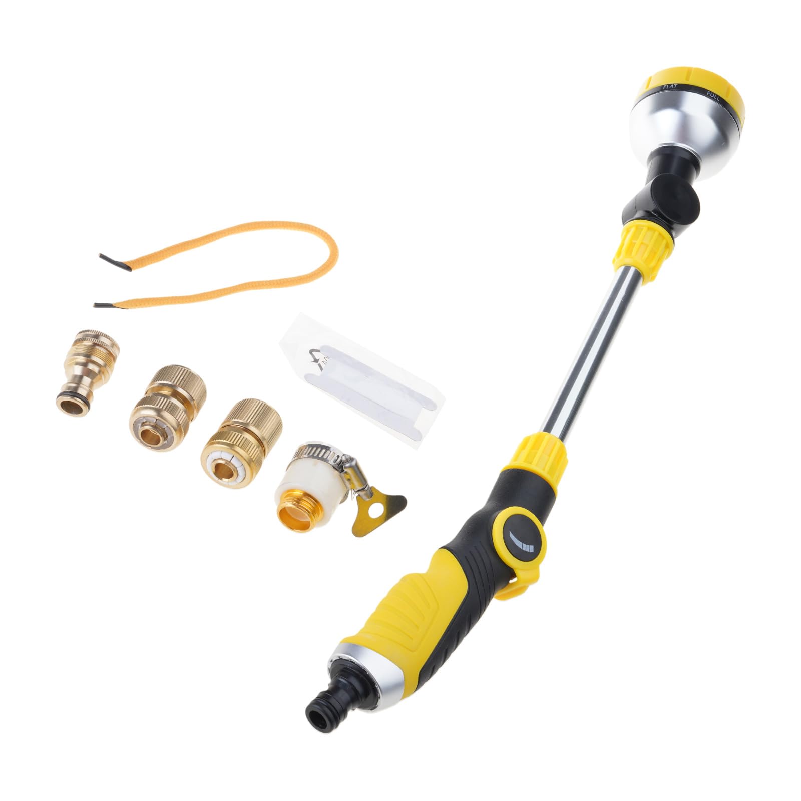 Montesy Efficient Garden Hose Wand Long Length with 8 Sprayings Patterns and Thumb Flows Control for Car Wash Watering