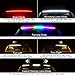LED Brake LED Strip, 35 Inch Univeral 7 Colors LED Third Brake Light Bar With Running Reverse Sequential Turn Signals Storbe Light, Flexible High Mount Stop Light For Cars Pickup Truck RV SUV