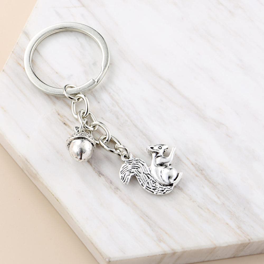 MLWSKERTY Elegante portachiavi in acrilico per gli appassionati di animali domestici, ciondolo a forma di cane, portachiavi a forma di animale fatto a mano, 10. Golden Retriever, as shown in the