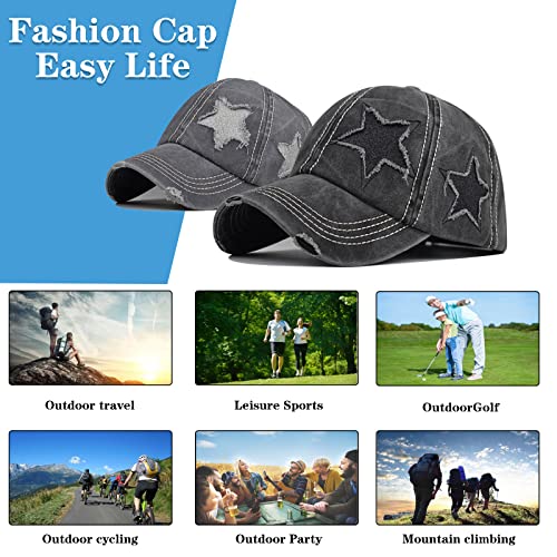 YAMEIZE Berretto da Baseball Washed retrò per