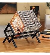 EKNITEY vinyl schallplatten aufbewahrung für 80–100 LPs metall lp Schallplattenständer einfach zu...
