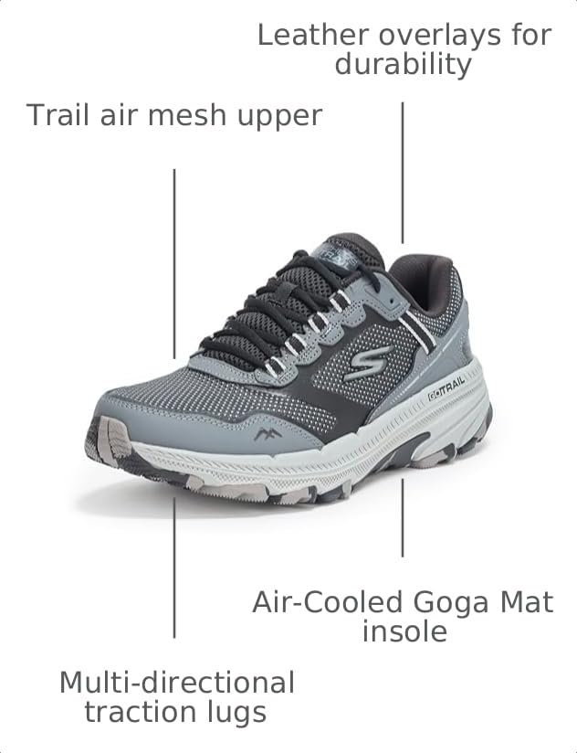 Image of Skechers Mens Men's Go Run Trail Altitude 2.0-Marble Rock 3.0 Sneaker