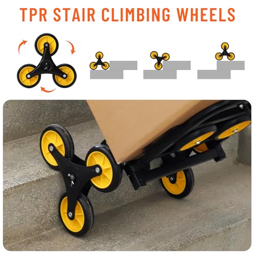 Carretilla plegable para subir escaleras 150 kg capacidad miniatura 7