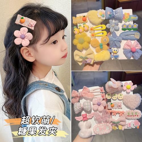 Pinzas para cabello para niñas set de 8 piezas miniatura 2