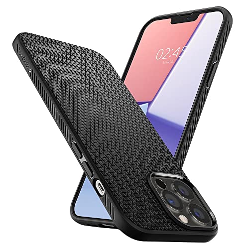Spigen Liquid Air Case for iPhone 13 Pro Max, Matte Black - Image 5