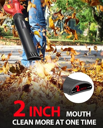 image for AVID POWER Leaf Blower, 20V Cordless Leaf Blower with 2.0Ah Battery an